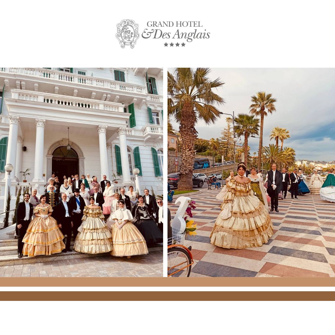 passeggiata musicale in abiti d'epoca sanremo